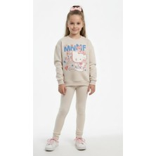 Meyica Kız Çocuk Baskılı Sweatshirt – Yumuşak Dokulu, Rahat Kesim
