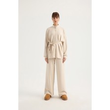 Sevilen Bel Bağlama Detaylı Modal Takım