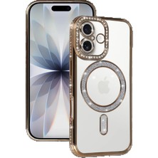 CPT83 Apple iPhone 17 Joke Simli Magneticsafe Kılıf - Gold
