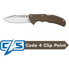 Cold Steel Code 4 Clip Point Katlanır Bıçak (CS-58PC)
