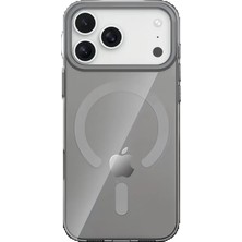 CPT83 Apple iPhone 17 Pro Max Pc Blank Magsafe Kapak - Natural Grey