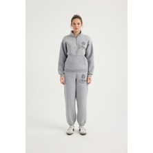 Sevilen Perclips Baskılı Fermuar Yaka Eşofmantakım