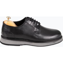 HC MEN CLASSIC Erkek Bağcıklı Eva Taban Ayakkabı Siyah