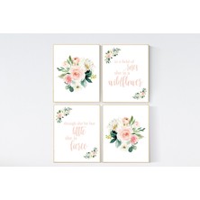 Ninastore Kır Çiçeği Fidanlığı Dekoru: Allık Şeftali Çiçek Deseni