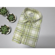 Eren Style Klasik %100 Cotton Pamuklu Uzun Kollu Terletmeyen Ekose Gömlek (Regular Kalıp)