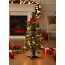 Urunia 60 cm Yeşil Yapay Yılbaşı Çam Ağacı Estetik Masaüstü Dekorasyon İçin Dayanıklı