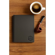 Siyah Defter ve Beyaz Jel Kalem Seti