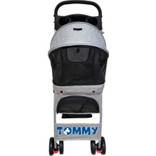 Lzrdwzrd Tommy Evcil Hayvan Arabası Gri 80.5*45.5*101 Max 15KG