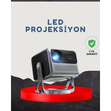 Smart Projector Android Tv Dolby Sesli Wifi Bluetooth