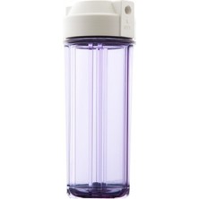 Sulook Su Arıtma Filtre Kabı 10" Çift O-Ring Şeffaf