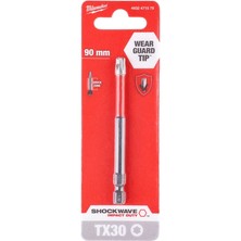 MILWAUKEE TX30 Shockwave Bits Uç 90 mm