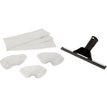 FourForce Karcher Sc Serisi Için Cam Silme Aparatı ve Mikrofiber Bez Seti 3'lü, Sc1 Sc2 Sc3 Sc Sc5 Modeller ile Uyumlu Cam Silme Aparatı ve 3'lü Mikrofiber Bez Seti