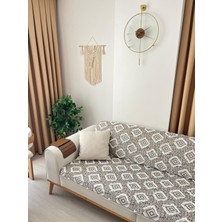 Miar %100 Pamuk Beyaz Koltuk Örtüsü – Oturma ve Sırt Kısmını Kaplayan Koruyucu Örtü