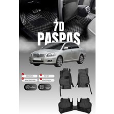 Stiloto Toyota Avensis (2003-2009) 7d Deri Havuzlu Oto Paspas | Tam Koruma,araca Özel & Hızlı Montaj