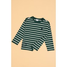 U.S. Polo Assn. Erkek Çocuk Koyu Yeşil Bisiklet Yaka Sweatshirt 50316684-VR079