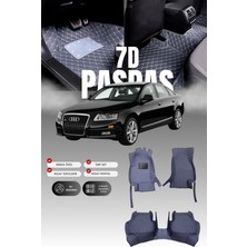 Stiloto Audi A6 (2004-2011)  7d Deri Havuzlu Oto Paspas | Tam Koruma,araca Özel & Hızlı Montaj