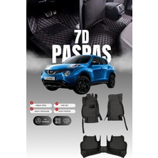 Stiloto Nissan Juke (2010-2019) 7d Deri Havuzlu Oto Paspas | Tam Koruma,araca Özel & Hızlı Montaj
