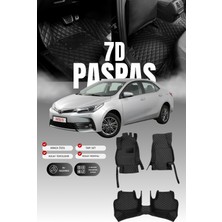 Stiloto Toyota Corolla (2016-2018) 7d Deri Havuzlu Oto Paspas | Tam Koruma,araca Özel & Hızlı Montaj
