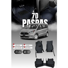 Stiloto Ford Tourneo Connect (2022 ve Sonrası) 7d Deri Havuzlu Oto Paspas | Tam Koruma & Hızlı Montaj