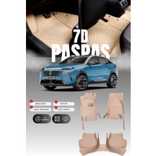 Stiloto Peugeot 3008 Mild-Hibrit (2024 ve Sonrası) 7d Deri Havuzlu Oto Paspas | Tam Koruma & Hızlı Montaj