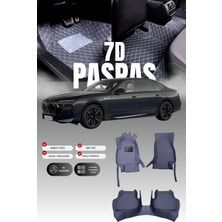 Stiloto Bmw 7 Serisi I7 (2022 ve Sonrası) 7d Deri Havuzlu Oto Paspas | Tam Koruma,araca Özel & Hızlı Montaj