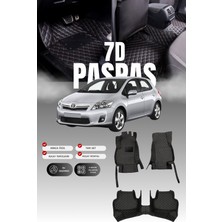 Stiloto Toyota Auris (2006-2012) 7d Deri Havuzlu Oto Paspas | Tam Koruma,araca Özel & Hızlı Montaj