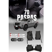 Stiloto Nissan Navara (2015-2021) 7d Deri Havuzlu Oto Paspas | Tam Koruma,araca Özel & Hızlı Montaj