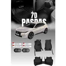 Stiloto Ds Ds4 (2021 ve Sonrası) 7d Deri Havuzlu Oto Paspas | Tam Koruma,araca Özel & Hızlı Montaj