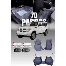 Stiloto Dodge Nitro (2006-2012) 7d Deri Havuzlu Oto Paspas | Tam Koruma,araca Özel & Hızlı Montaj