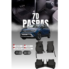 Stiloto Opel Crossland (2021-2024) 7d Deri Havuzlu Oto Paspas | Tam Koruma,araca Özel & Hızlı Montaj