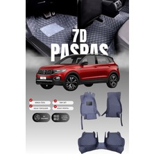 Stiloto Volkswagen T-Cross (2022 ve Sonrası) 7d Deri Havuzlu Oto Paspas | Tam Koruma & Hızlı Montaj
