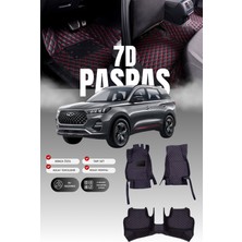 Stiloto Chery Tiggo 7 Pro (2020 ve Sonrası) 7d Deri Havuzlu Oto Paspas | Tam Koruma & Hızlı Montaj