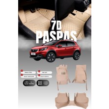 Stiloto Peugeot 2008 (2013-2019) 7d Deri Havuzlu Oto Paspas | Tam Koruma,araca Özel Kesim & Hızlı Montaj