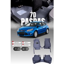 Stiloto Ford Focus  (2012-2018) 7d Deri Havuzlu Oto Paspas | Tam Koruma,araca Özel & Hızlı Montaj