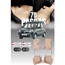 Stiloto Renault Kangoo (1998-2008) 7d Deri Havuzlu Oto Paspas | Tam Koruma,araca Özel & Hızlı Montaj