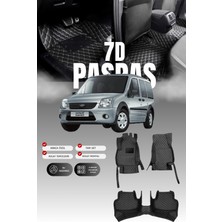 Stiloto Ford Tourneo Connect (2002-2013) 7d Deri Havuzlu Oto Paspas | Tam Koruma & Hızlı Montaj