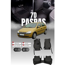 Stiloto Opel Corsa C (2002-2006) 7d Deri Havuzlu Oto Paspas | Tam Koruma,araca Özel & Hızlı Montaj