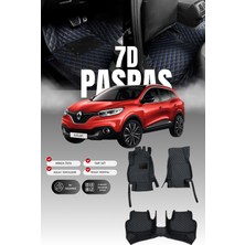 Stiloto Renault Kadjar (2015-2021) 7d Deri Havuzlu Oto Paspas | Tam Koruma,araca Özel & Hızlı Montaj