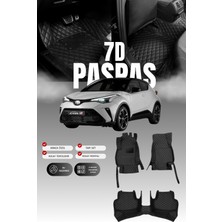 Stiloto Toyota Ch-R (2016-2023) 7d Deri Havuzlu Oto Paspas | Tam Koruma,araca Özel & Hızlı Montaj