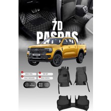 Stiloto Ford Ranger Wıldtrack (2019-2022) 7d Deri Havuzlu Oto Paspas | Tam Koruma,araca Özel & Hızlı Montaj