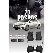 Stiloto Toyota Corolla (2013-2016) 7d Deri Havuzlu Oto Paspas | Tam Koruma,araca Özel & Hızlı Montaj