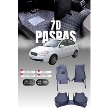 Stiloto Hyundai Accent Era (2006-2012) 7d Deri Havuzlu Oto Paspas | Tam Koruma & Hızlı Montaj
