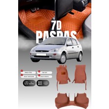Stiloto Ford Focus  (1998-2004) 7d Deri Havuzlu Oto Paspas | Tam Koruma,araca Özel & Hızlı Montaj