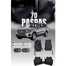 Stiloto Mercedes Gls 350 / X166 (2015-2019) 7d Deri Havuzlu Oto Paspas | Tam Koruma & Hızlı Montaj