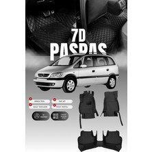 Stiloto Opel Zafira (2000-2006) 7d Deri Havuzlu Oto Paspas | Tam Koruma,araca Özel Kesim & Hızlı Montaj