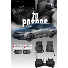 Stiloto Opel Astra L Station Wagon (2021 ve Sonrası) 7d Deri Havuzlu Oto Paspas | Tam Koruma & Hızlı Montaj