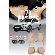 Stiloto Cupra Formentor Hibrit (2020 ve Sonrası) 7d Deri Havuzlu Oto Paspas | Tam Koruma & Hızlı Montaj
