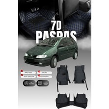 Stiloto Renault Scenic 1 (1997-2003) 7d Deri Havuzlu Oto Paspas | Tam Koruma,araca Özel & Hızlı Montaj