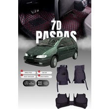 Stiloto Renault Scenic 1 (1997-2003) 7d Deri Havuzlu Oto Paspas | Tam Koruma,araca Özel & Hızlı Montaj