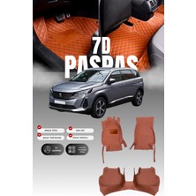 Stiloto Peugeot 5008 (2020 ve Sonrası) 7d Deri Havuzlu Oto Paspas | Tam Koruma,araca Özel & Hızlı Montaj
